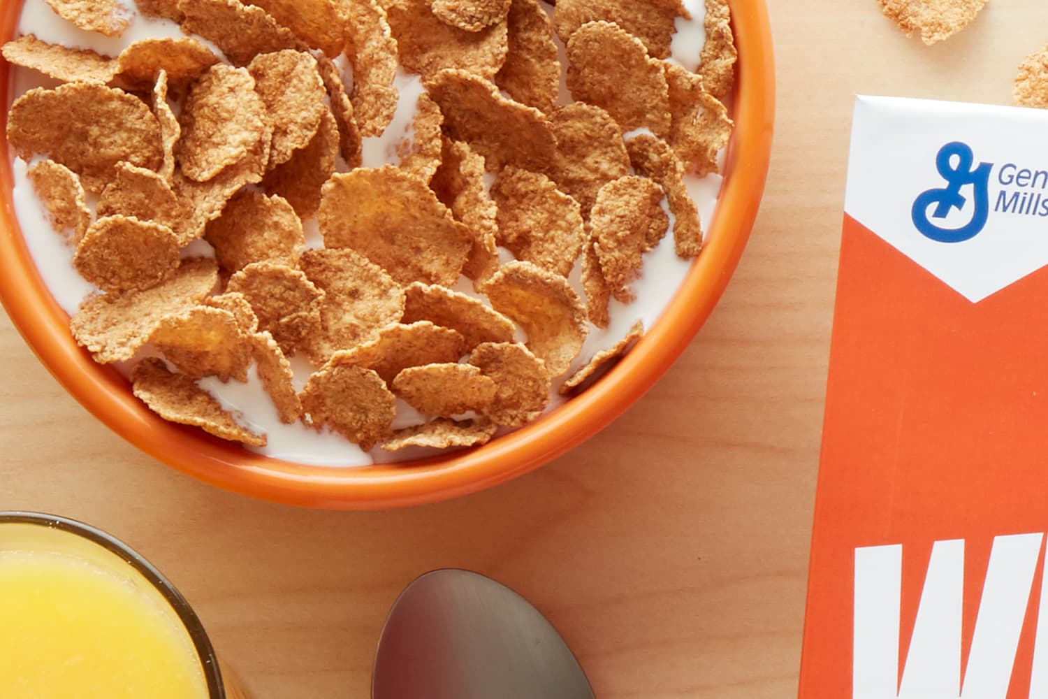 Bowl of Wheaties cereal